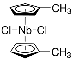 Bis(methylcyclopentadienyl)niobium(IV) dichloride - CAS:61374-51-4 - ?ichloroniobium 5-methylcyclopenta-1, 3-diene, (MeCp)2NiCl2